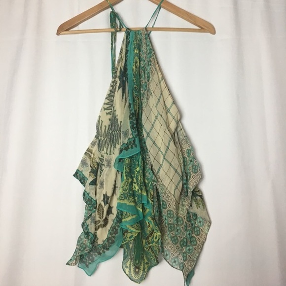 💝BCBG Handkerchief Tie Boho Top - Picture 4 of 4